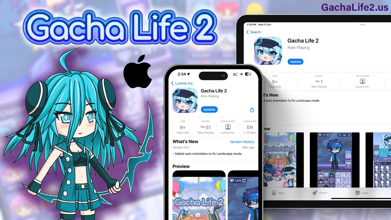 Gacha Life 2 Release dates!! (Android, iOS, PC…) 