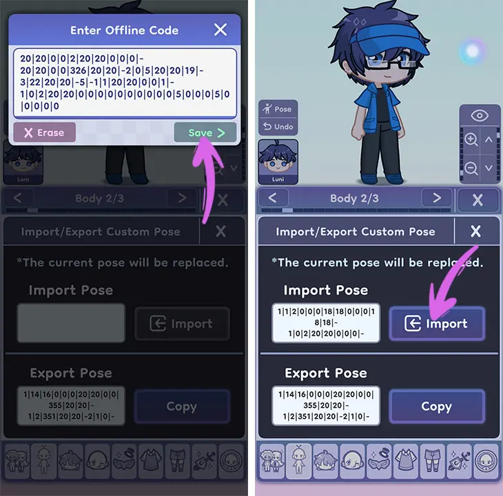How to fix Offline Import Failed in gacha club