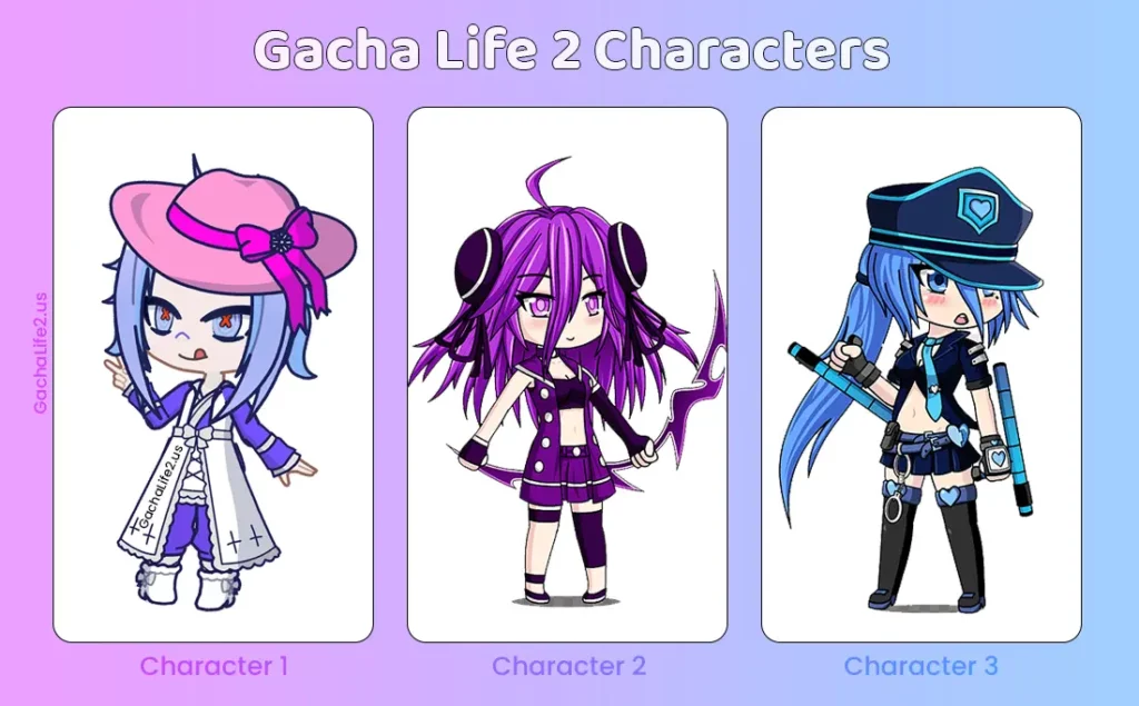 Made some OCs in Gacha Life 2 : r/GachaLife2